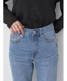 earth music&ecology セルフカットフレアデニムパンツ