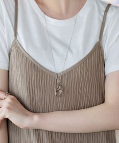 Tiaclasse 【2点セット】変形プリーツキャミワンピース＆Tシャツ