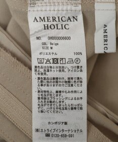 AMERICAN HOLIC タックハーフパンツ