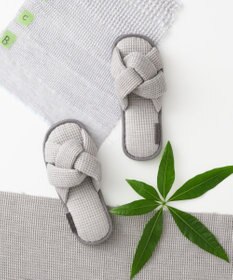 LOOM&SPOOL ワッフルスリッパ