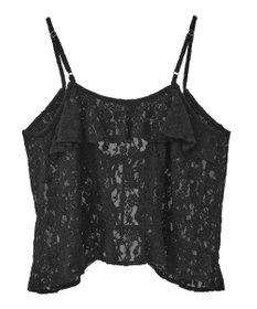 Green Parks レースフリルキャミビスチェ