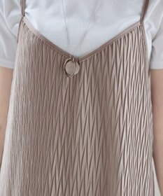 Tiaclasse 【2点セット】変形プリーツキャミワンピース＆Tシャツ