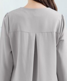 Tiaclasse L 【ダブルストレッチ】【洗える】ノーカラーAラインコート