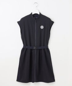 23区GOLF 【WOMEN】フロントジッパーで着脱便利！ベルト付きワンピース