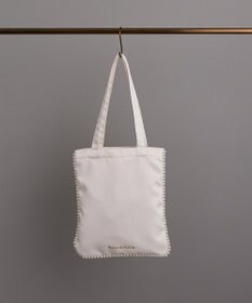 Maison de FLEUR サテンパールブレードトートバッグ