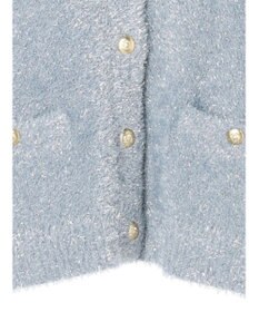 earth music&ecology キラキラシャギーカーディガン