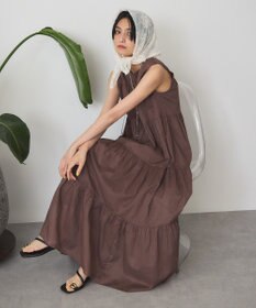 AMERICAN HOLIC ノースリーブティアードワンピース