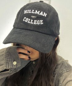 WEGO コーデュロイロゴキャップ