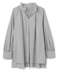 UNFILO ギャザーオーバーブラウス