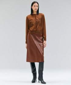 BEIGE， 【洗える・Oggi 10月号掲載】CADDO / シアーウールカーディガン