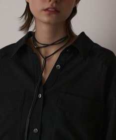 GRACE CONTINENTAL シアー2wayウエスタンシャツ