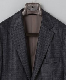 GOTAIRIKU セットアップ対応【2WAYストレッチ/シワになりにくい】T/W ジャージージャケット_千鳥柄