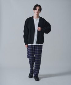 WEGO チェックテーパードスラックス