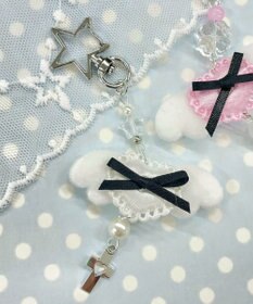 WEGO リボンエンジェルキーホルダー