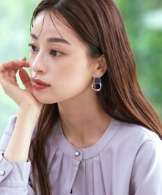 Tiaclasse カラーメタルリングピアス