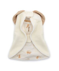 PET PARADISE ペットパラダイス くまさん ポンチョ 《おやすみ柄》 中型犬 大型犬