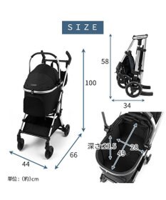 PET PARADISE smooca mini ペットカート《ブラック》