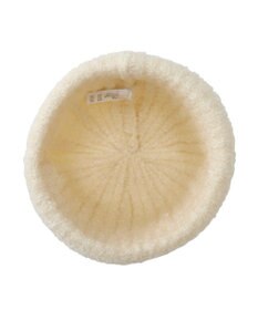 MIKI HOUSE HOT BISCUITS ぼん天付きケーブル編みモールニット帽子