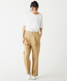 洗える】westpoint trousers ワイドストレートトラウザーズ / caqu | ファッション通販 【公式通販】オンワード・クローゼット