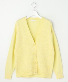 自由区 S ブークレミックスツイードニット カーディガン