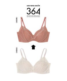 une nana cool 【リニューアル】364ブラ レース ノンワイヤーブラ