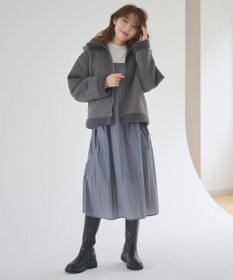 Feroux リバーシブル ムートンボアコート