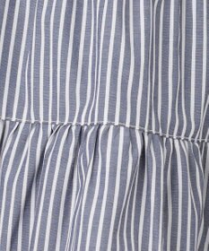 ANY KIDS ストライプ シャツ ワンピース