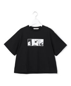 ICB クロップド ロゴTEE（フォトプリント）