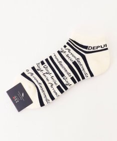 23区GOLF 【MEN】ロゴボーダー アンクルソックス
