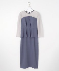 ANY SIS 【LilyCalin】ペプラムビスチェ ドレス