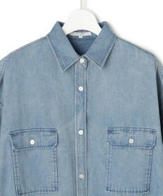 23区 L 【SLOW/一部店舗限定】2WAY ダンガリー シャツ