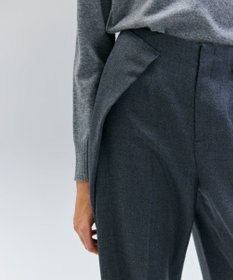 BEIGE， TERNES / 変形タックウールワイドパンツ