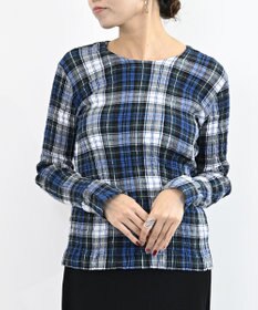 crêprie tsumori chisato creperie LONG SLEEVES T-SHIRT -TARTAN CHECK クレプリ タータンチェック長袖Tシャツ