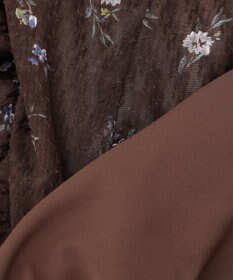 ANY SIS 【2SET】フラワーキャミ ワンピース × リブインナー