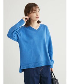 Green Parks もちやわ　Ｖネック前後差プルオーバー