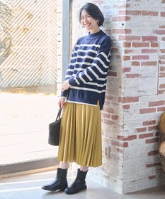 ANY 【14色展開/洗える】ウーリッシュ プリーツスカート