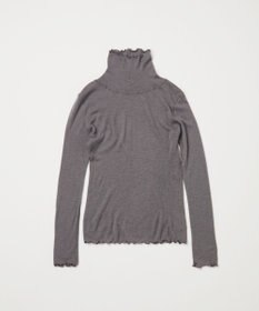 TOQUE 24AW新作〈高垣麗子さん着用〉針抜きスムスハイネックＴ