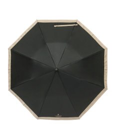 MOONBAT 【遮光/晴雨兼用日傘】LANVIN COLLECTION (ランバン コレクション)グログランリボン バイカラー 遮熱 UV 折りたたみ傘 楽折