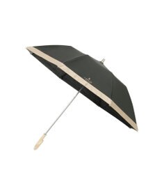 MOONBAT 【遮光/晴雨兼用日傘】LANVIN COLLECTION (ランバン コレクション)グログランリボン バイカラー 遮熱 UV 折りたたみ傘 楽折