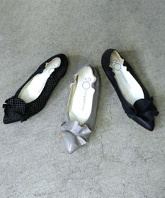 nouvelleRobe Oū 新色追加【本革・高反発】Ruffles ポインテッドトゥ ヒールパンプス