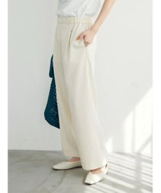 CRAFT STANDARD BOUTIQUE イージーケアピンストライプテーパードパンツ