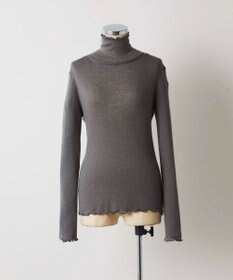 TOQUE 24AW新作〈高垣麗子さん着用〉針抜きスムスハイネックＴ