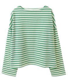 Green Parks ボックスシルエットボーダープルオーバー