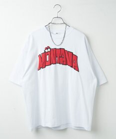 WEGO 【ユニセックス着用ITEM/ネックレス付き】アクセ付きグラフィックT（S）