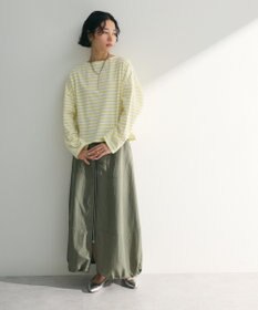 Green Parks ボックスシルエットボーダープルオーバー