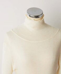 TOQUE 24AW新作〈高垣麗子さん着用〉針抜きスムスハイネックＴ