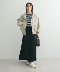 Green Parks ボックスシルエットボーダープルオーバー