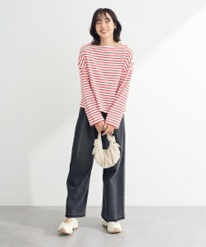 Green Parks ボックスシルエットボーダープルオーバー