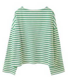 Green Parks ボックスシルエットボーダープルオーバー