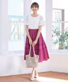 Tiaclasse クロシェ編みトートバッグ